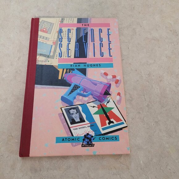 1989 Atomic Comics The Science Service by Rian Hughes Hardcover Comic - Picture 1 of 8